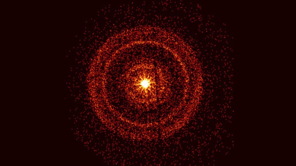 X-ray picture of gamma ray burst