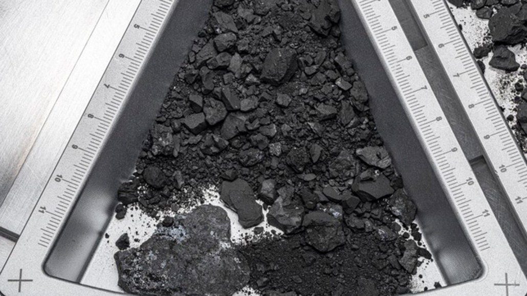 samples from asteriod Bennu