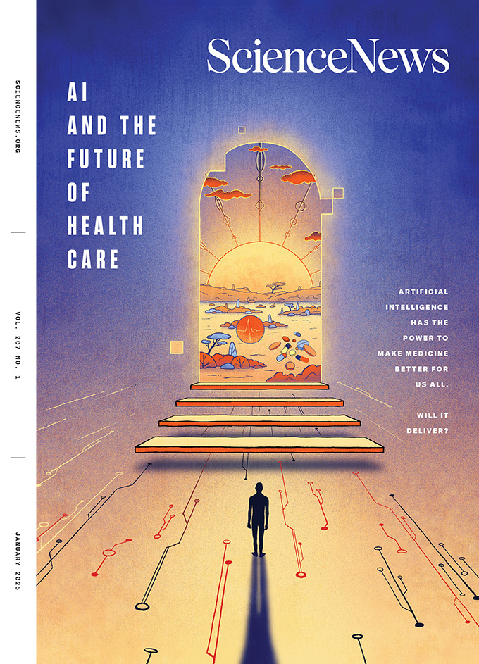 cover of January 2025 issue of Science News