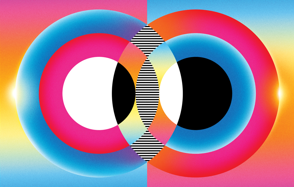 An illustration of multiple overlapping circles.