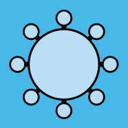 Illustration of a pollen molecule 