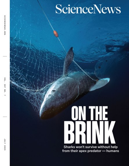 July 2025 cover of Science News