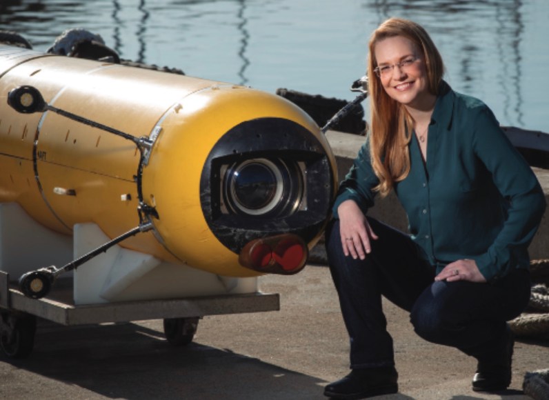 Kelly Benoit-Bird uses advanced underwater robots to learn more about the close connection between deep-sea animals and our climate.