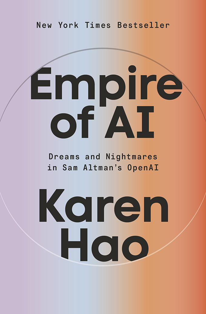 Cover of Empire of AI by Karen Hao