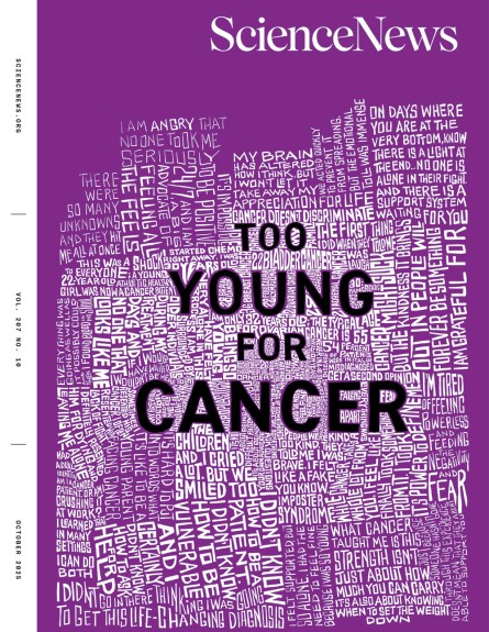 October 2025 cover issue of Science News