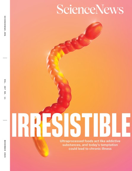 November 2025 cover of Science News