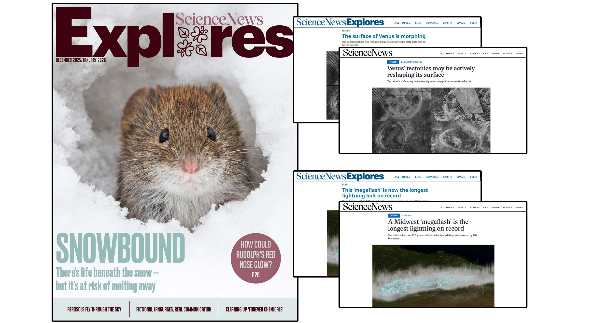 How Venus is Morphing and a Lightning Lab | Science News Learning