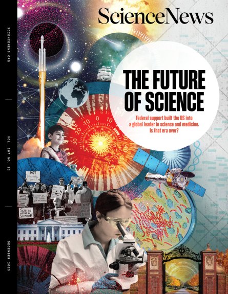 cover of December 2025 issue of Science News