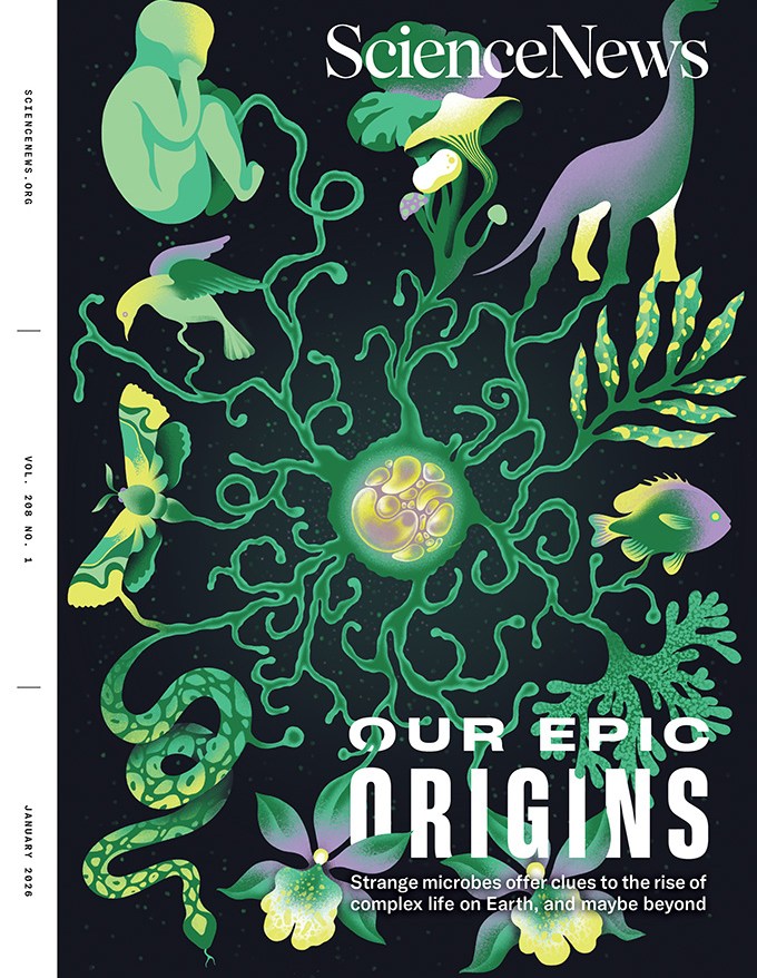 Cover of January 2026 issue of Science News