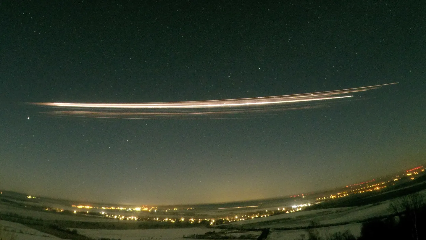 Metal pollution from a rocket reentry detected for the first time