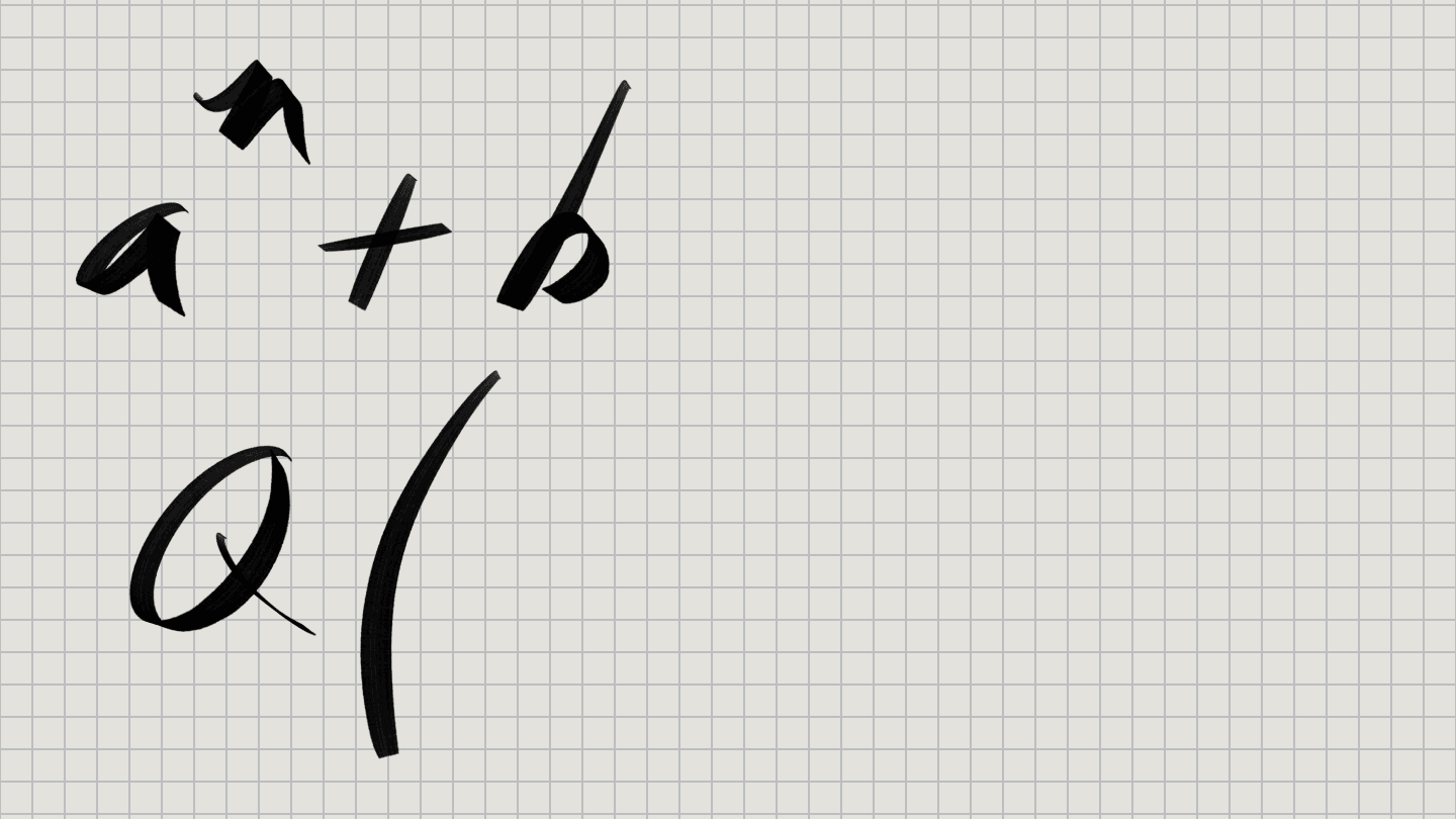 An animated GIF of a math equation.