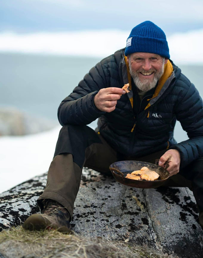 Explorer Mike Keen ate only meat during a 12-week trip across Greenland a few years ago.