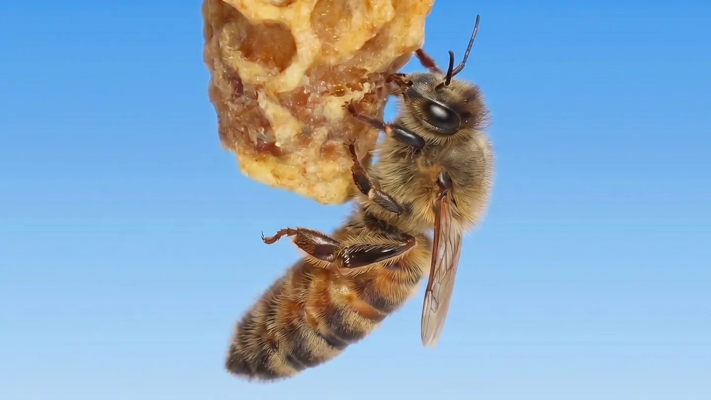 Beyond Royal Jelly: How Specialized Wax Shapes Honeybee Queens