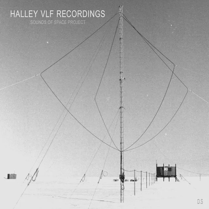 An album cover, which is a black and white photo inspired by Antarctica
