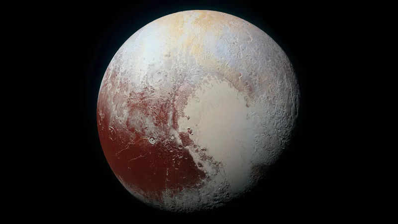 Pluto has landslides