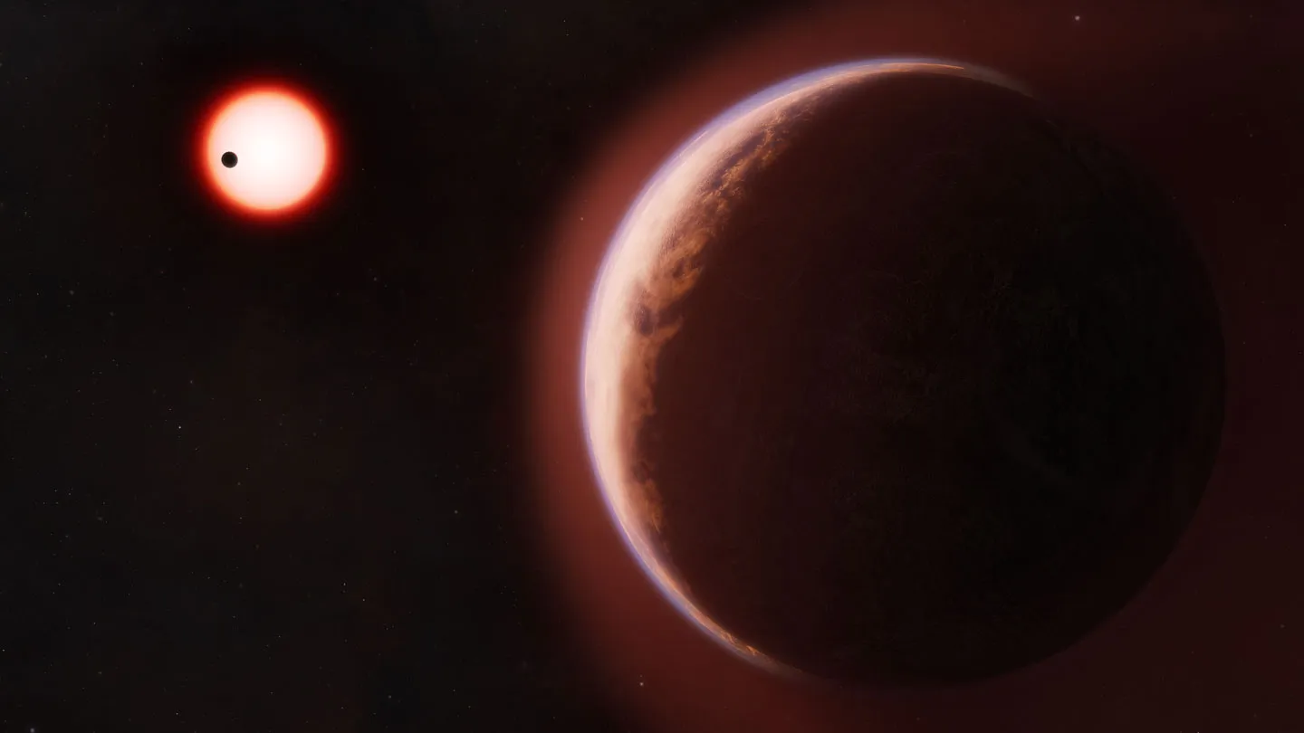 Astronomers detect helium atmosphere on rocky exoplanet in habitable zone